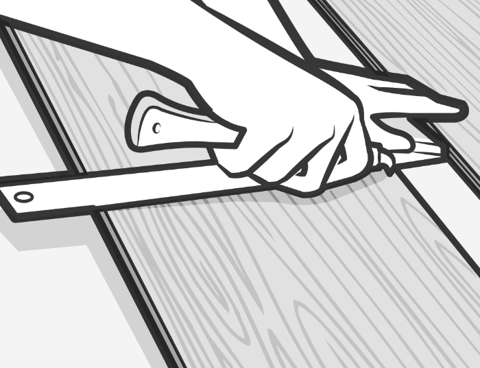 how to cut a vinyl floor