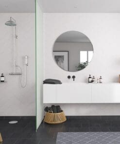 Alternative view of White Silk Herr Tile M72 S 600mm AQ