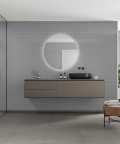 Alternative view of Fibo Medium Grey Brick Tile