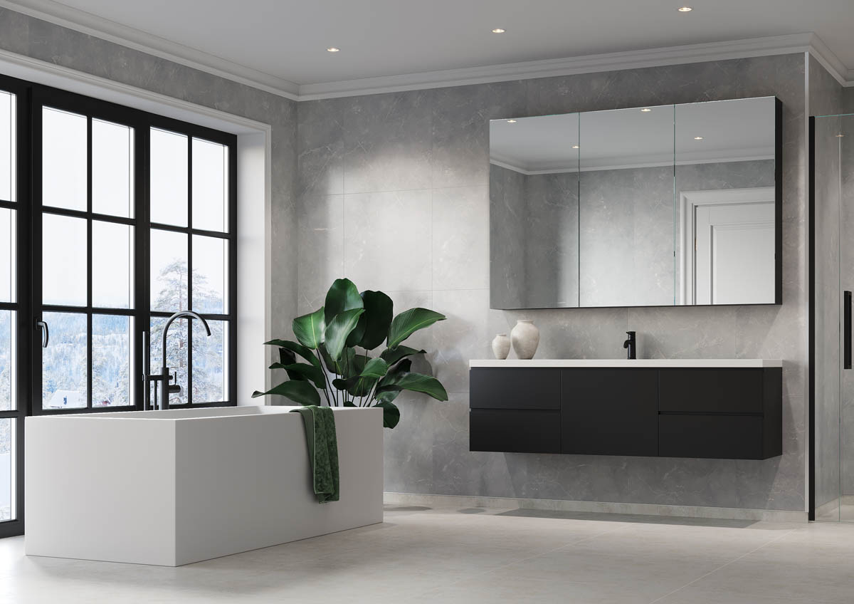 Fibo Silver Grey Marble Tile - Image 19
