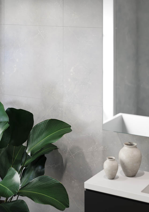 Fibo Silver Grey Marble Tile - Image 18