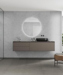 Alternative view of Fibo Silver Grey Marble Tile