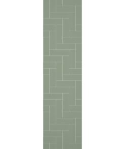 Alternative view of Fibo Olive Green Straight Herringbone Tile