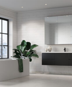 Fibo White Silk Brick Tile