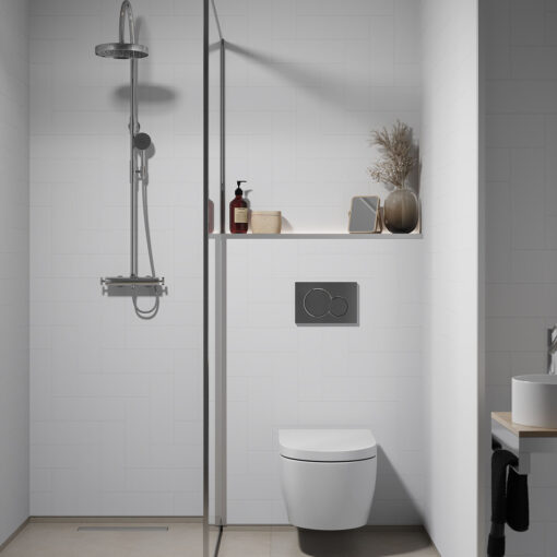 Fibo Denver White Straight Herringbone Tile