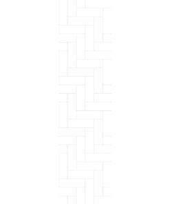 Alternative view of Fibo Denver White Straight Herringbone Tile