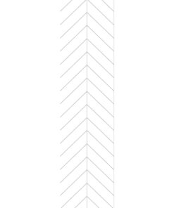 Alternative view of Fibo Denver White Chevron Tile