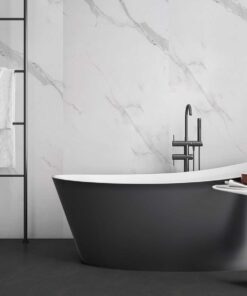 Alternative view of Matt Carrara Marble - Neptune 250 - PVC Wall Panels 250mm (4 Pack)