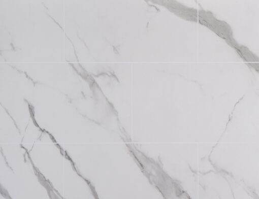 Grout Line Matt Carrara Marble Tile - - Neptune 1000 - PVC Wall Panel - 1m - (Single Pack)