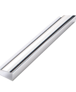 Decorative wall panel trims chrome