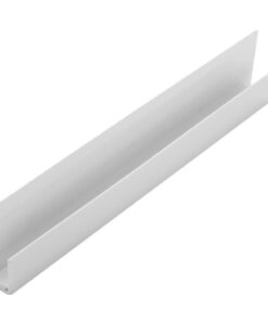 2 Part Edge Trim White 8/10mm 2.7m
