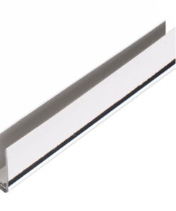 2 Part Edge Trim Chrome 8/10mm 2.7m