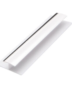 H Trim chrome 10mm x 2.7m