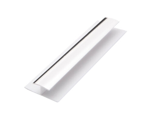 H Trim chrome 10mm x 2.7m